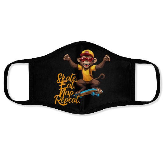 Skater Monkey Face Masks