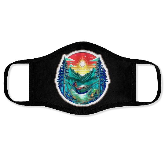 Camping Serenity Face Masks