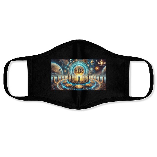 Bitcoin World Face Masks