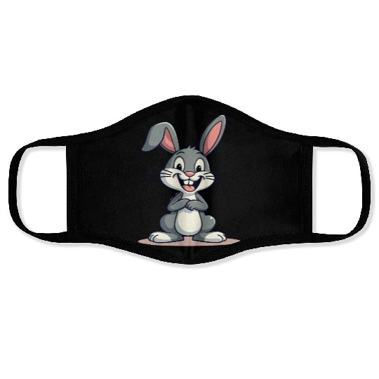 Funny Easter Bunny Cute Bunny Easter Face Masks