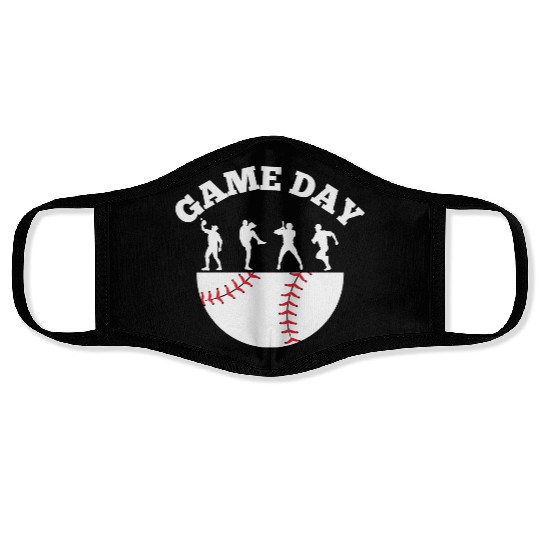Game Day Baseball Fan Face Masks