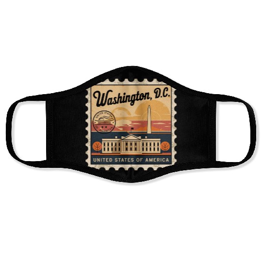 Washington DC Souvenir and Political Gift Idea Face Masks