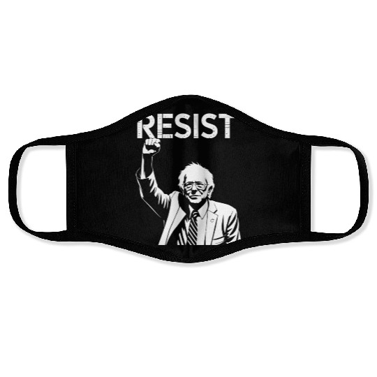 RESIST Bernie Sanders Freedom US National Service Face Masks