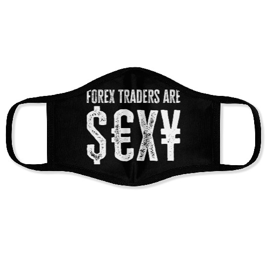 Sexy, Smart & Profitable - Forex Hustler Face Masks