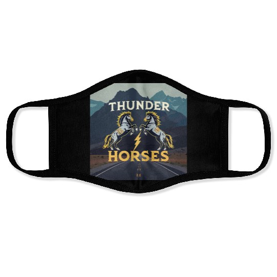 "Wrath of Thunder – Electric Storm Face Masks"