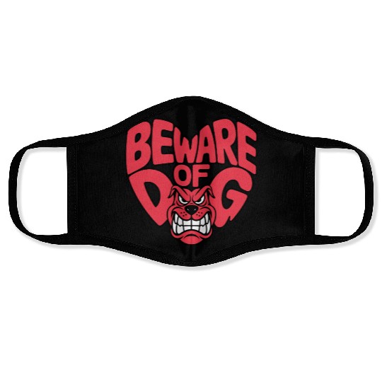Beware of DOG Face Masks