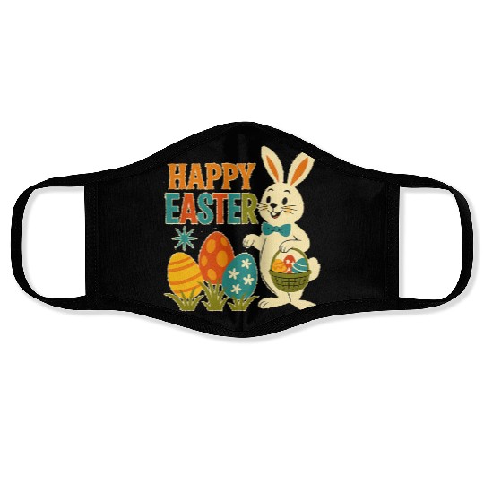 Happy Easter Bunny –2025 Face Masks