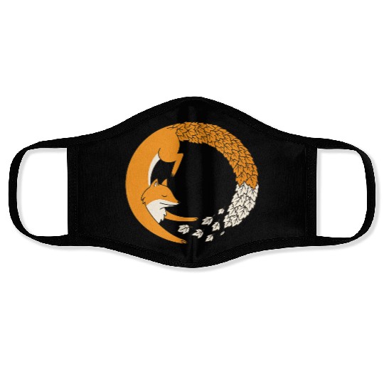 Fox Circle Face Masks
