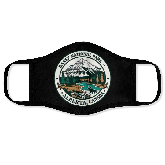 Banff National Park Alberta Canada Face Masks