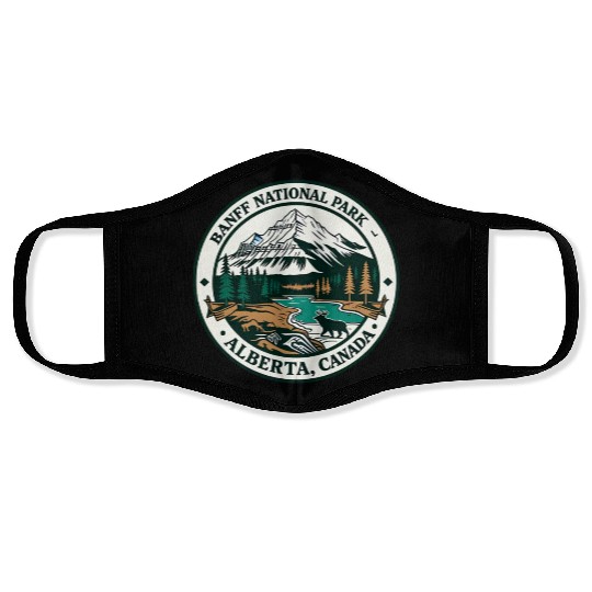 Banff National Park Alberta Canada Face Masks