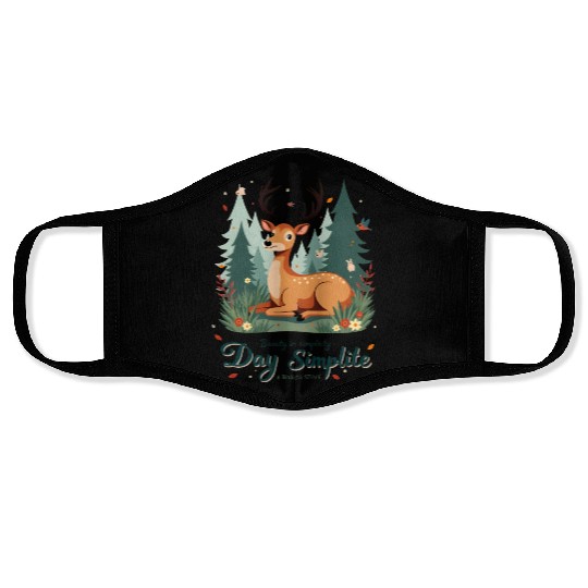 Forest Spirit-Simplicity with the Beauty of a Deer Face Masks