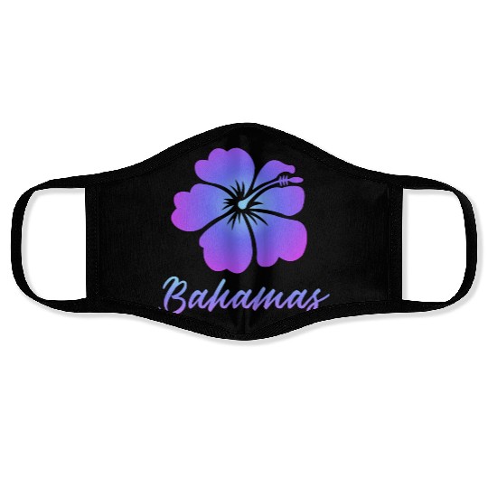 Bahamas Hibiscus Face Masks