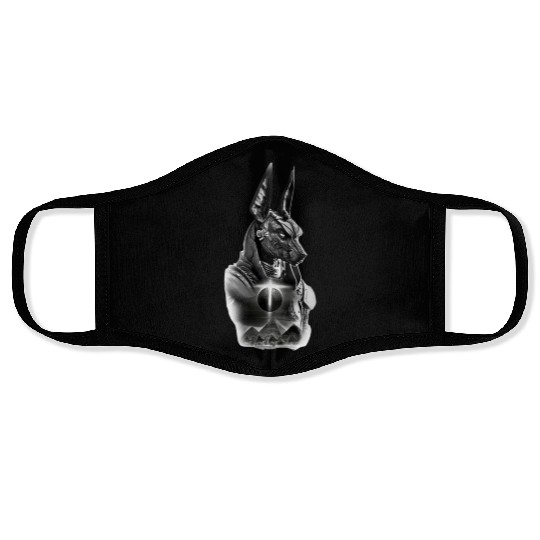 Anubis Eclipse – Dark Pharaoh Warrior Design Face Masks