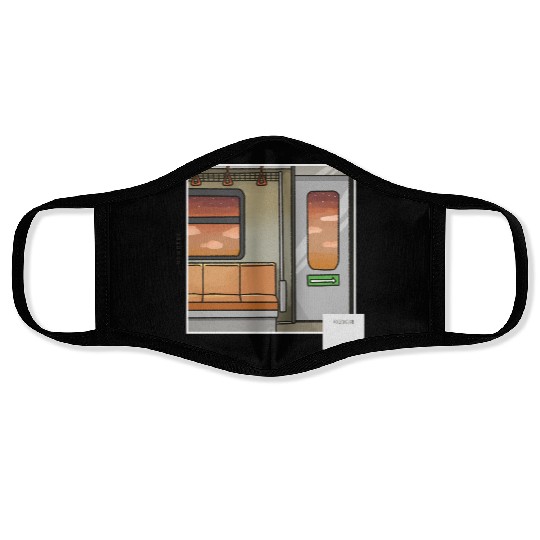 Nowhere Train Urban Style Face Masks