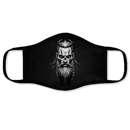 Viking Warrior Man Odin Thor Norman Walhalla Face Masks