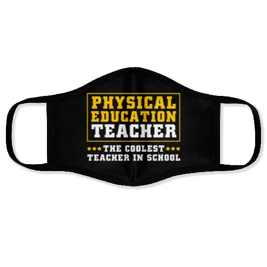 Physical Education Teacher Sports Coach Face Masks