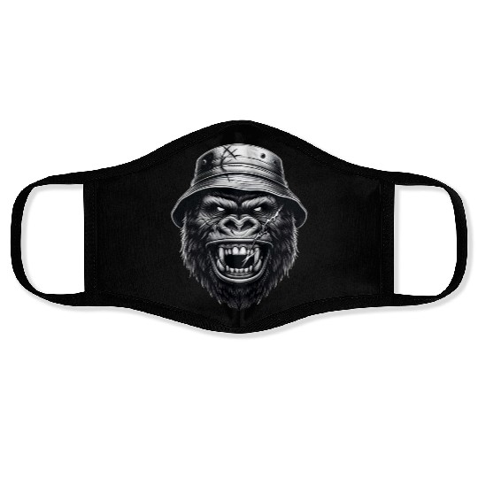 Savage Gorilla – Streetwear Beast Art Face Masks