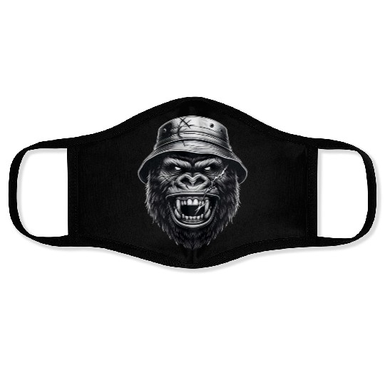Savage Gorilla – Streetwear Beast Art Face Masks