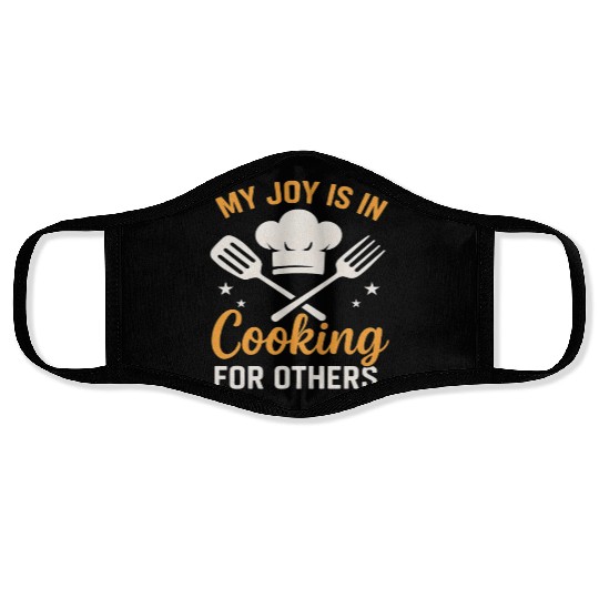Cooking For Others – Heartwarming Design for Chef Face Masks