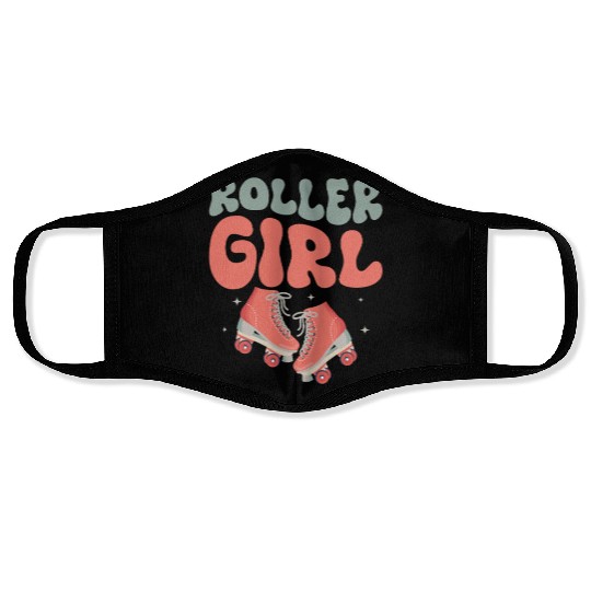Roller Girl Skating Roller Derby Face Masks