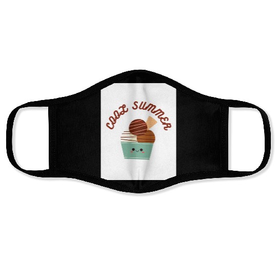 Cool Summer Vibes Ice Cream Face Masks