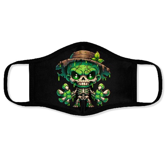 Swamp Skeleton Mutant – Creepy Plant Monster Face Masks