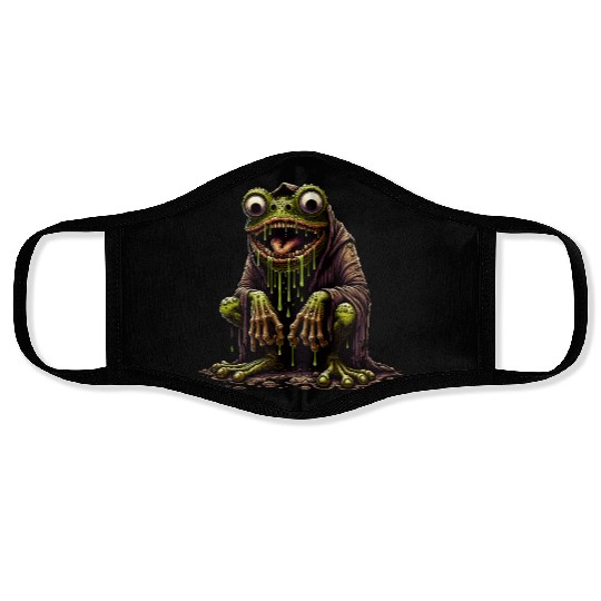 Slime Toad Monster – Creepy Hooded Swamp Creature Face Masks