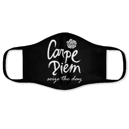 Carpe Diem Seize the Day Oversized Face Masks