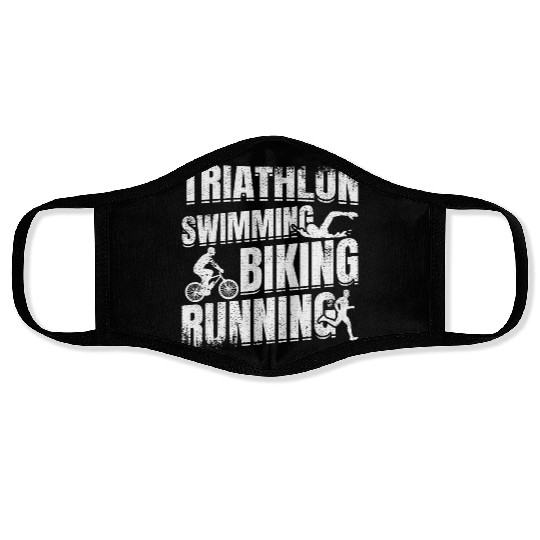 Triathlon Swim Run Cycle Face Masks