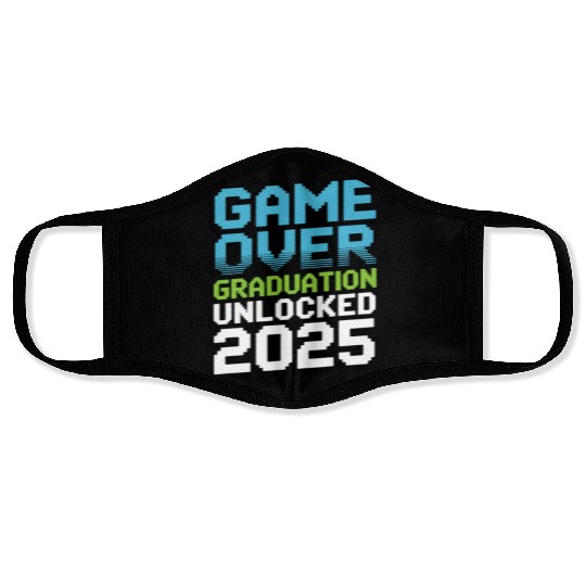 Game Over – Graduation Unlocked 2025 Face Masks Gift