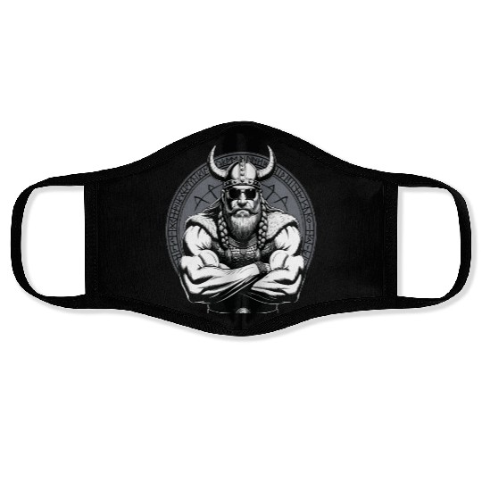 Viking Warrior Man Odin Thor Norman Walhalla Face Masks