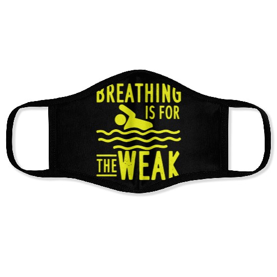 Swim Team's Breathless Pride Face Masks