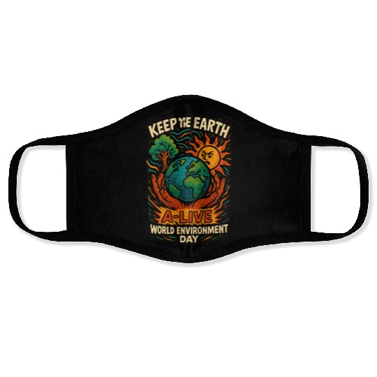 Earth Guardian World Environment Day Face Masks