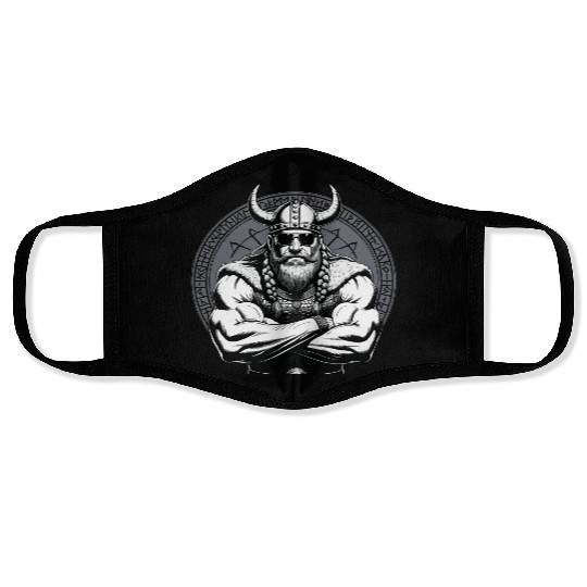 Viking Warrior Man Odin Thor Norman Walhalla Face Masks