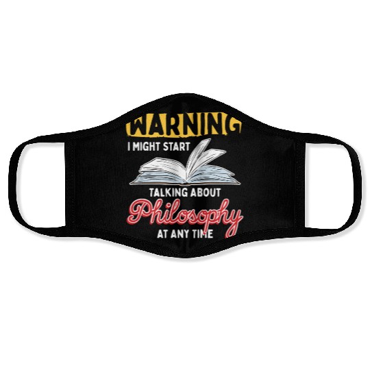 Talking About Philosophy Philosopher Design Face Masks