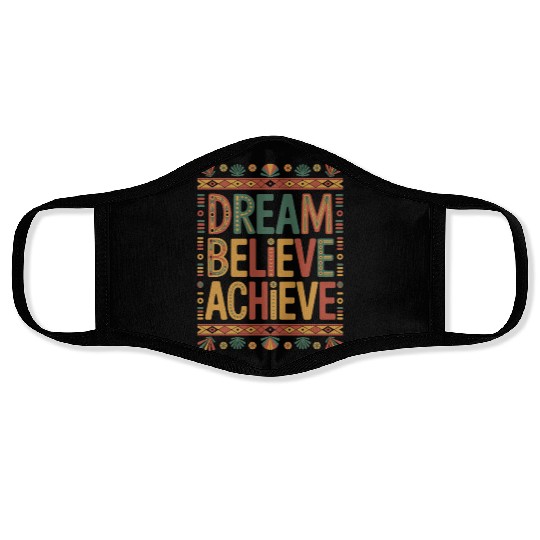 Dream Believe Archive, Juneteenth Celebration Face Masks