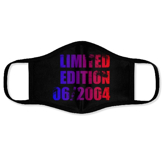 21st birthday Limited Edition 06/2004 Face Masks