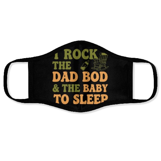 Funny Dad Bod Baby Sleep Face Masks