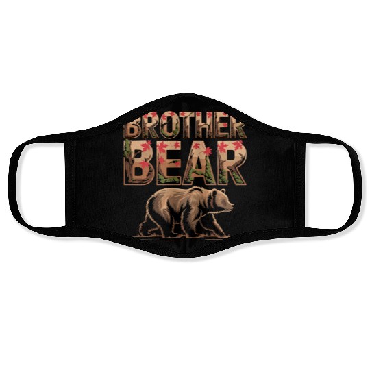 Brother Bear Wilderness Adventure Graphic with Face Masks