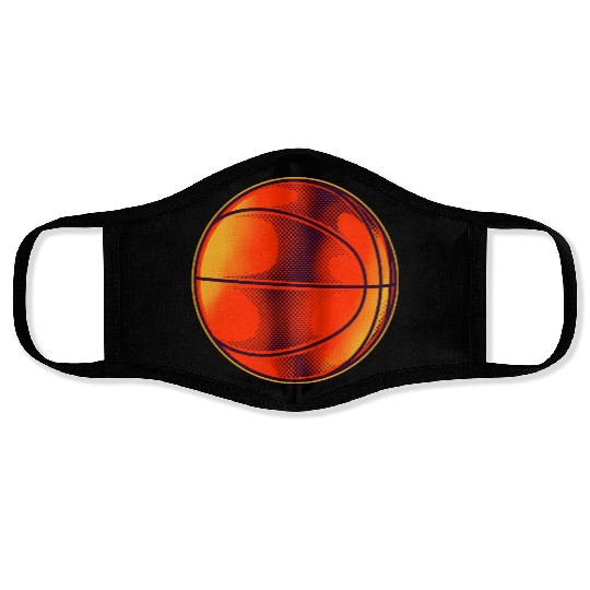Vintage Basketball Face Masks