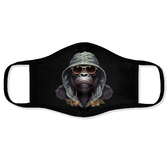 "Street King Gorilla Face Masks – Urban Hip-Hop Power