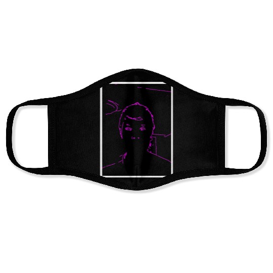 FRD Carbo Ultra Purple Neon Face Masks