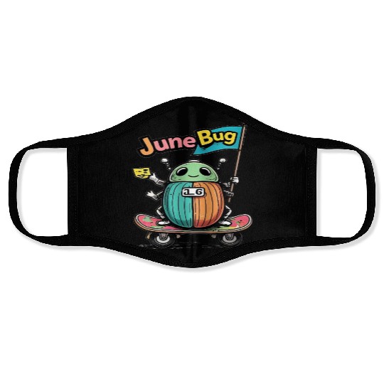 Bug Race Insect Racing Theme Face Masks