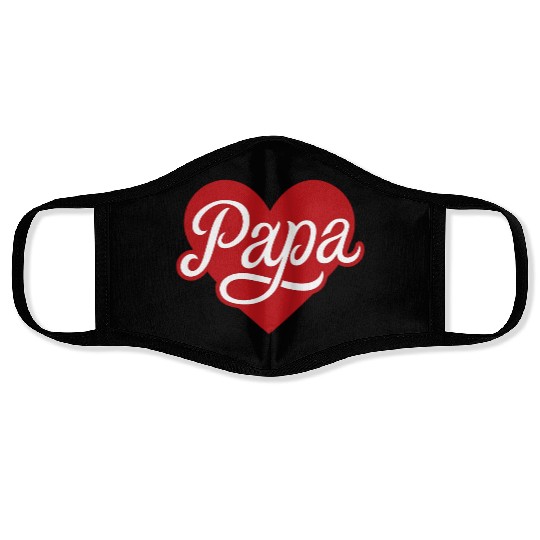 Father's Day gift "papa" Face Masks