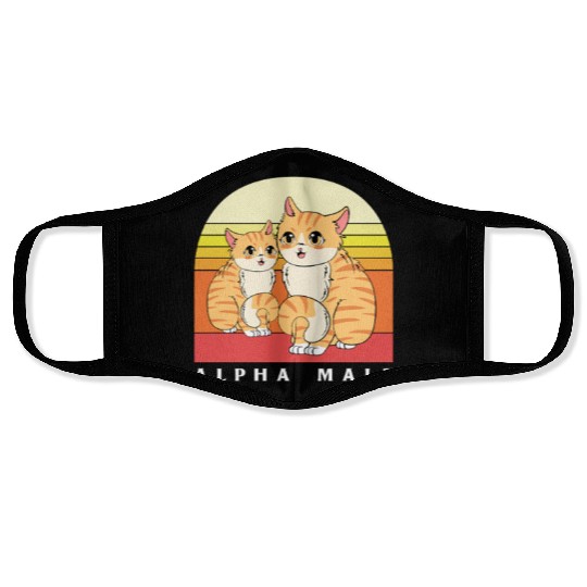 Alpha Male Cat Alpha Animal Face Masks