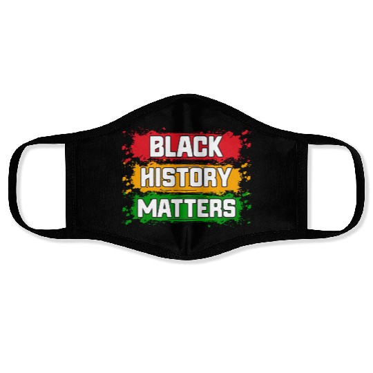 Juneteenth Pride Black History Matters Face Masks