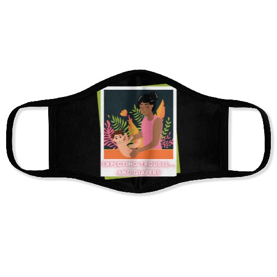 First Time Mom Vibes – Expecting Mother Face Masks