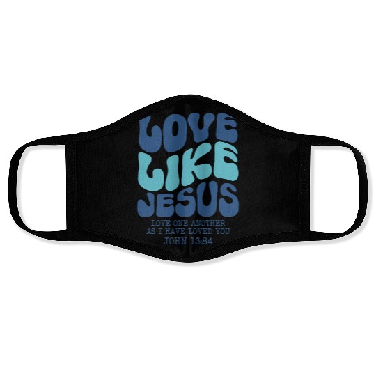Love Like Jesus Christian Face Masks