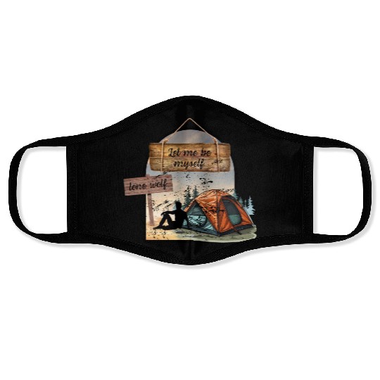 Lone Wolf Retreat Face Masks