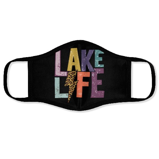 Lake Life bolt Face Masks